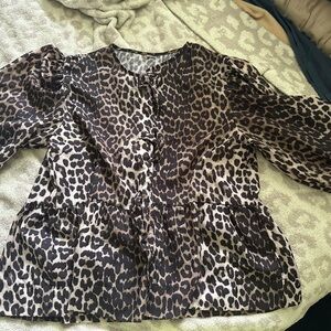 Amazon Leopard Print Blouse